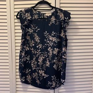 LOFT Flutter Sleeve Top